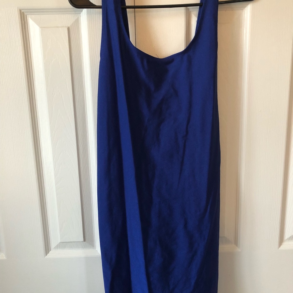 Navy AND Burgundy spandex dress